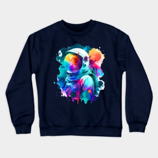 Astronaut Galaxy Crewneck Sweatshirt